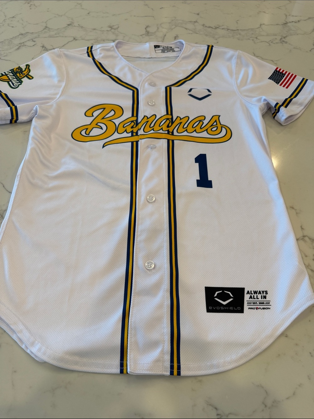 Savannah Bananas Evo shield Baseball Jersey